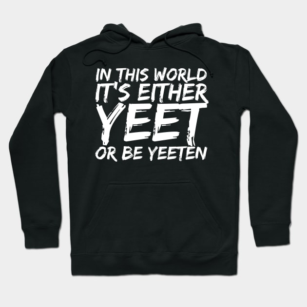 Yeet or Be Yeeten Internet Meme Hoodie by bpcreate